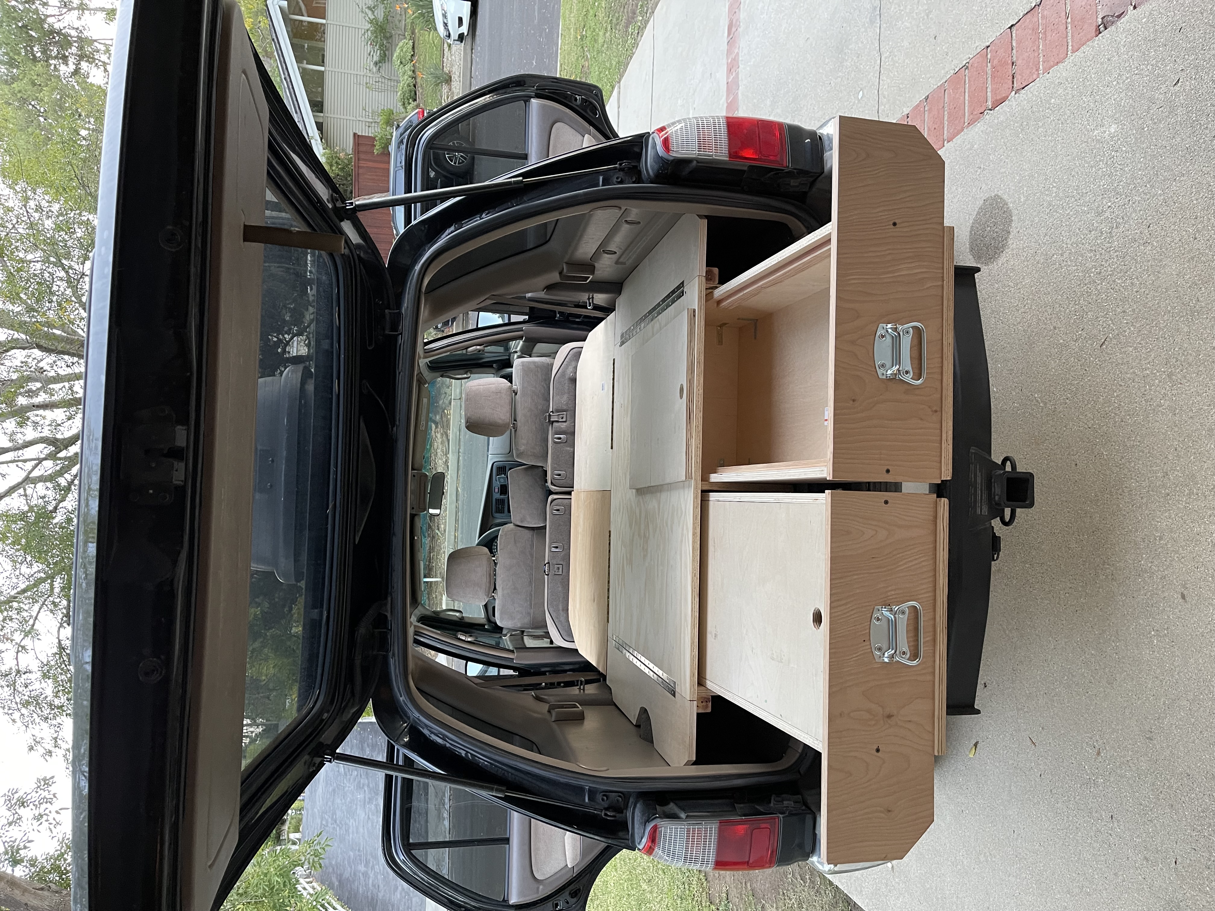 Camping setup with 4Runner