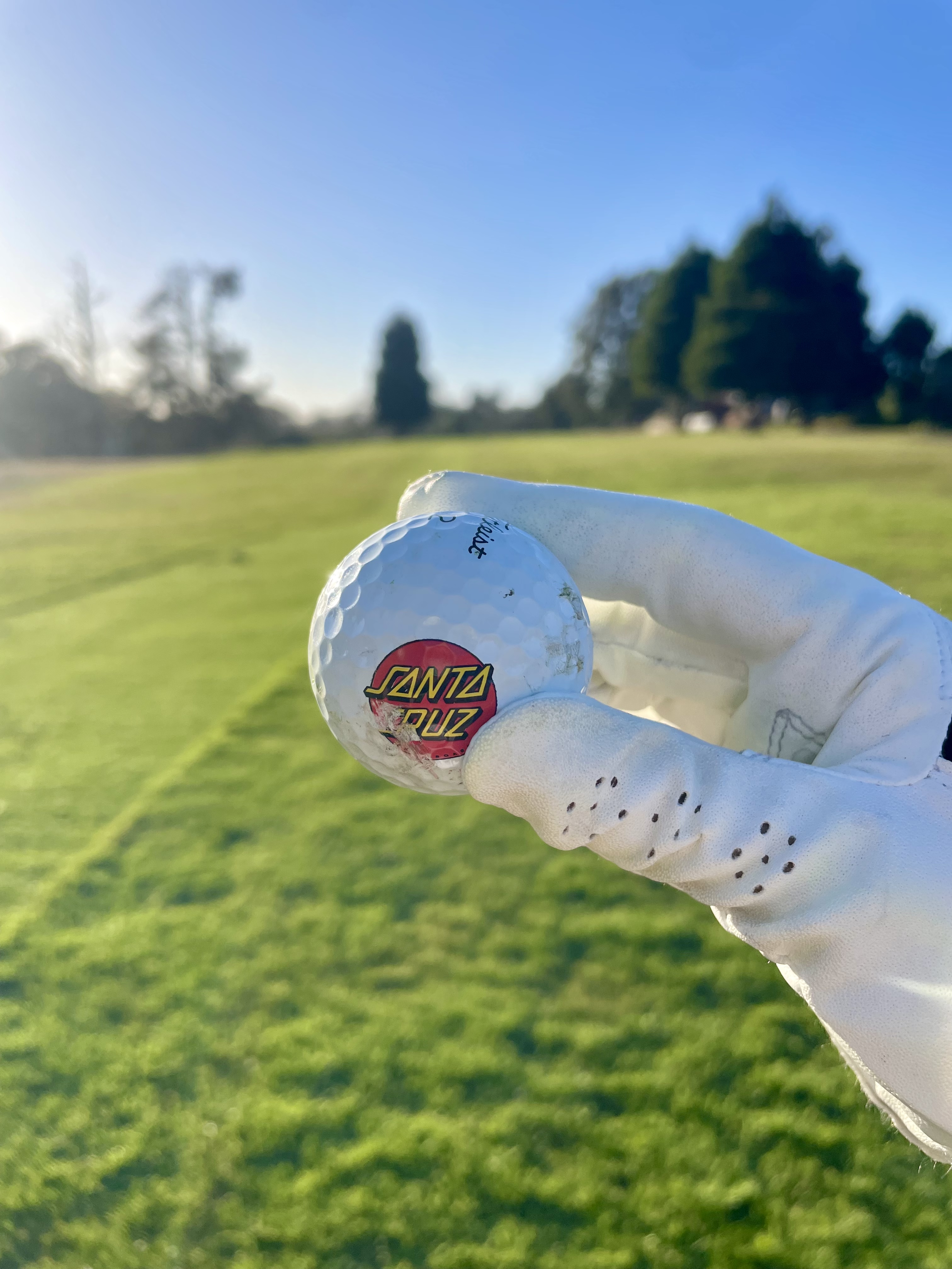 Golf ball at Santa Cruz